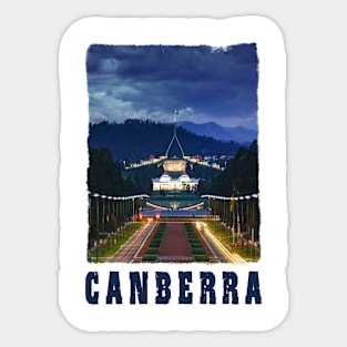 canberra Sticker